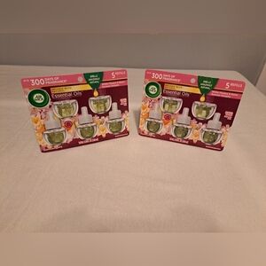 Air Wick Essential Oils White Flowers & Melon Summer Delights Bundle New